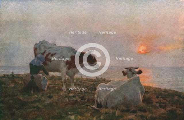 'The Setting Sun', c1897, (c1930).  Creator: Adrian Stokes.