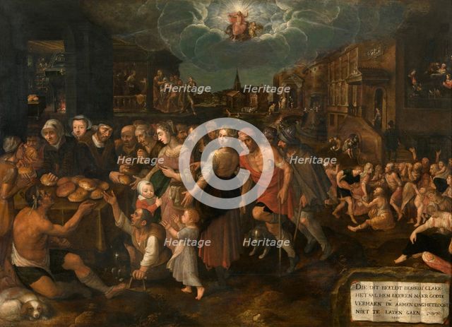 The Seven Acts of Mercy, 1608. Creator: Frans Francken II.