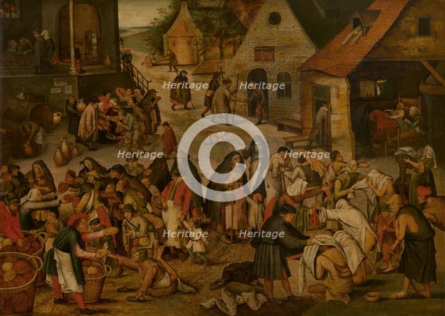 The Seven Acts of Mercy, c1580-1630. Creator: Pieter Brueghel the Younger.
