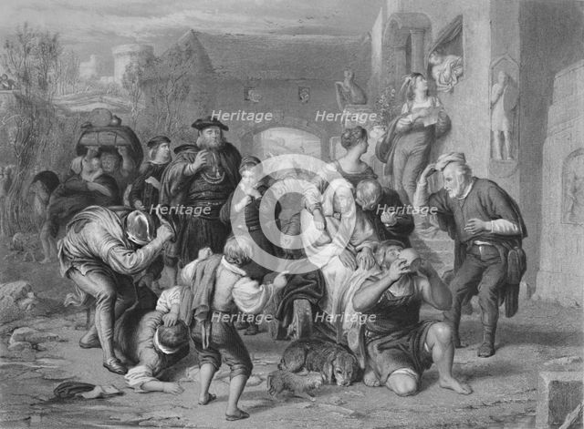 'The Seven Ages of Man (As You Like It)', c1870. Artist: H Bourne.