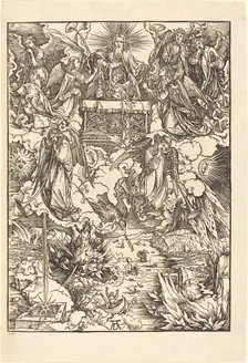 The Seven Angels with the Trumpets, 1498. Creator: Albrecht Durer