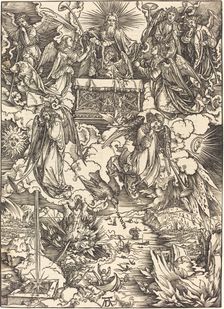 The Seven Angels with the Trumpets, probably c. 1496/1498. Creator: Albrecht Durer