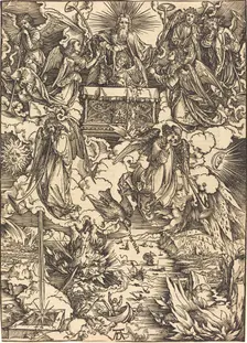 The Seven Angels with the Trumpets, probably c. 1496/1498. Creator: Albrecht Durer