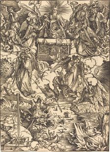 The Seven Angels with the Trumpets, probably c. 1496/1498. Creator: Albrecht Durer