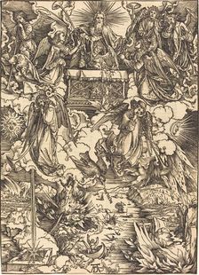 The Seven Angels with the Trumpets, probably c. 1496/1498. Creator: Albrecht Durer