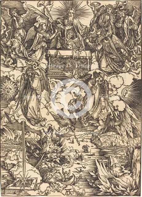 The Seven Angels with the Trumpets, probably c. 1496/1498. Creator: Albrecht Durer.