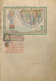 The Seven Angels with the Seven Vials, about 1255-1260. Creator: Unknown