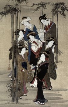 The Seven Beauties 18th century. Creator: Katsukawa, Shunsho (1725 - 1792)