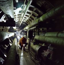 The Seven Bridge transmission tunnel, 1980. Creator: Michael Walters