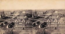 The seven bridges on the Seine / Paris, between 1860 and 1862. Creator: Unknown