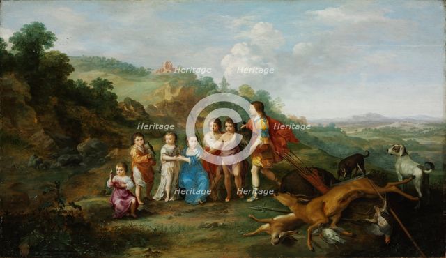 The Seven Children of the Winterking, 1628. Artist: Poelenburgh, Cornelis, van (1594/95-1667)
