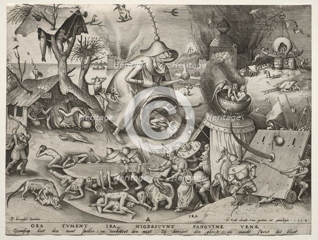 The Seven Deadly Sins: Anger. Creator: Pieter Bruegel (Flemish, 1527/8-1569).