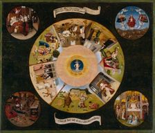The Seven Deadly Sins and the Four Last Things, between 1505 and 1510. Creator: Hieronymus Bosch