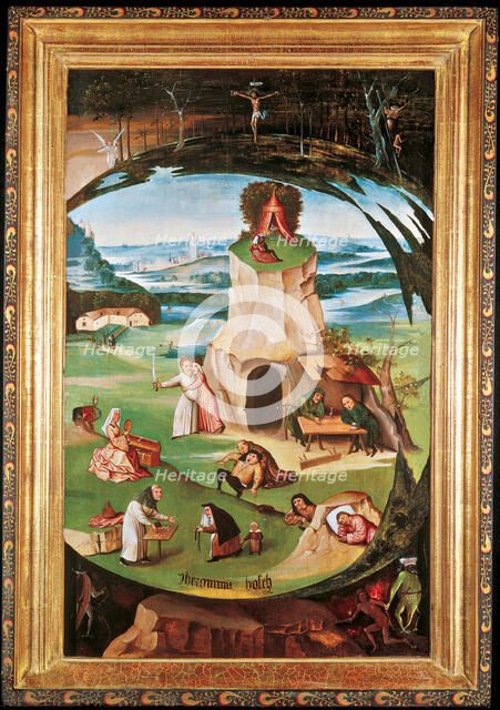 The Seven Deadly Sins. Artist: Bosch, Hieronymus (c. 1450-1516)