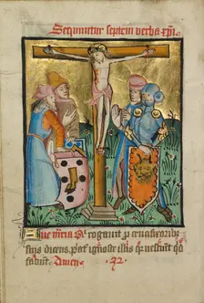 The Seven Last Words of Christ; Illustrated Vita Christi..., about 1480-1490. Creator: Unknown