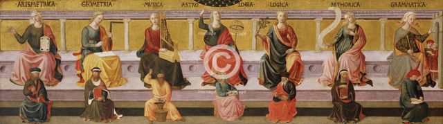 The Seven Liberal Arts, c. 1450. Artist: Pesellino, Francesco di Stefano (1422-1457)
