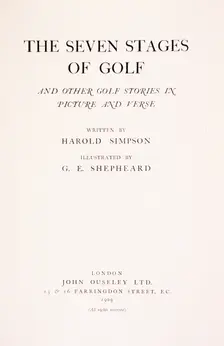 "The Seven Stages Of Golf", British, 1909. Creator: Unknown