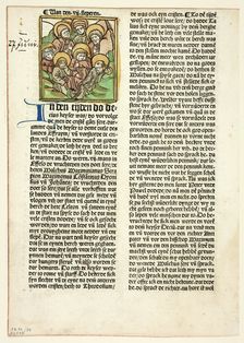 The Seven Sleepers from Der Heiligen Leben, Sommerteil (Lives of the..., 1487, assembled 1929. Creators: Unknown, Simon Koch, Jacobus de Voragine, Wilhelm Ludwig Schreiber