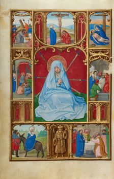 The Seven Sorrows of the Virgin; Prayer Book of Cardinal Albrecht of Brandenburg, about 1525-1530. Creator: Simon Bening