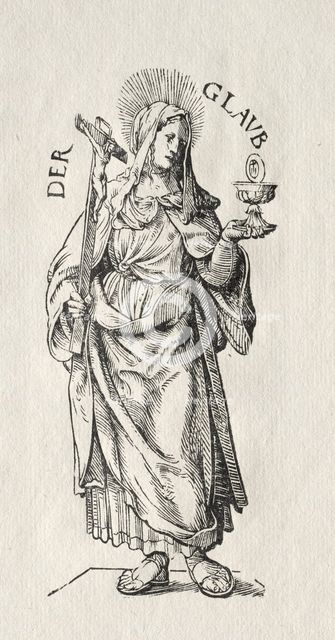 The Seven Virtues: Faith. Creator: Hans Burgkmair (German, 1473-1531).