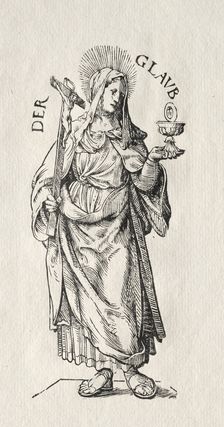 The Seven Virtues: Faith. Creator: Hans Burgkmair (German, 1473-1531)
