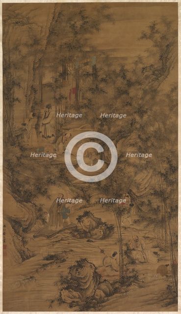 The Seven Worthies of the Bamboo Grove, 1644-1911. Creator: Unknown.