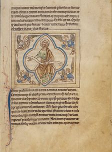 The Seventh Day; Northumberland Bestiary, about 1250-1260. Creator: Unknown