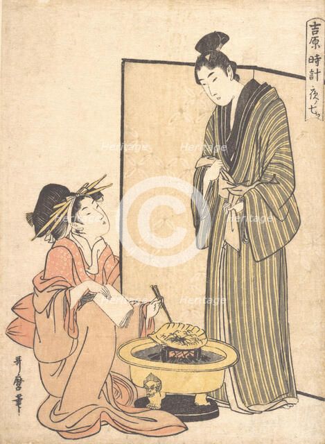 The Seventh Hour of the Night, ca. 1800. Creator: Kitagawa Utamaro.