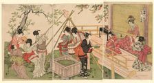The Seventh Month, from the series The Twelve Months by Two Artists (Ryoga juni ko), n.d. Creator: Utagawa Toyohiro