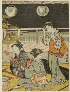 The Seventh Month (Shichigatsu), from the series "Twelve Months in the South (Minami..., c.1783/84. Creator: Torii Kiyonaga