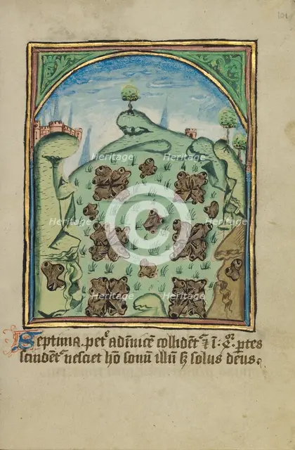 The Seventh Sign before the Day of Judgment; Illustrated Vita Christi..., about 1480-1490. Creator: Unknown.