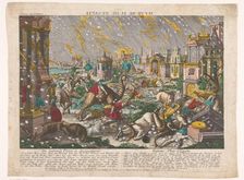 The seventh plague in Egypt, 1755-1779. Creator: Anon