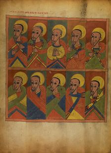 The Seventy-two Disciples; Gospel Book, about 1480-1520. Creator: Unknown