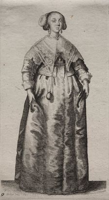 The Several Habits of English Women, from the Nobility to the Country Women..., 1640. Creator: Wenceslaus Hollar (Bohemian, 1607-1677)