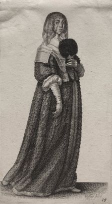 The Several Habits of English Women, from the Nobility to the Country Women..., 1640. Creator: Wenceslaus Hollar (Bohemian, 1607-1677)