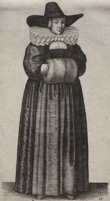 The Several Habits of English Women, from the Nobility to the Country Women..., 1640. Creator: Wenceslaus Hollar (Bohemian, 1607-1677)