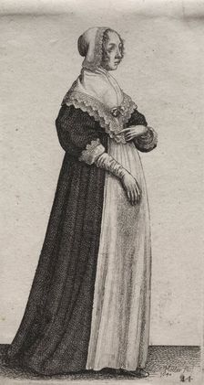 The Several Habits of English Women, from the Nobility to the Country Women..., 1640. Creator: Wenceslaus Hollar (Bohemian, 1607-1677)
