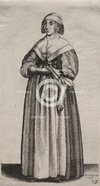 The Several Habits of English Women, from the Nobility to the Country Women..., 1640. Creator: Wenceslaus Hollar (Bohemian, 1607-1677).