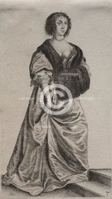 The Several Habits of English Women, from the Nobility to the Country Women…, 1639. Creator: Wenceslaus Hollar (Bohemian, 1607-1677).