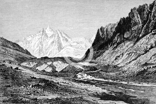 The Shchurovskiy Glacier, Russia, 1895. Artist: Unknown