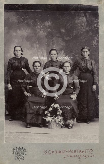 The Shcherbakov sisters from the village of Khomutovo, 1918. Creator: Unknown.