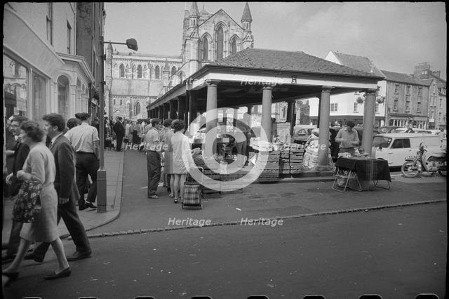 The Shambles, Market Square, Hexham, Northumberland, c1955-c1980. Creator: Ursula Clark.