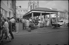 The Shambles, Market Square, Hexham, Northumberland, c1955-c1980. Creator: Ursula Clark