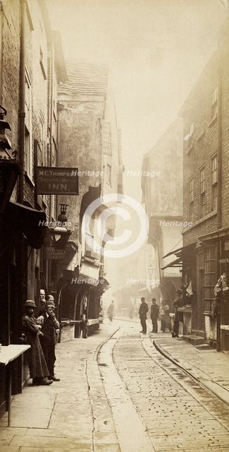 The Shambles, York, North Yorkshire, c1890s. Artist: George Washington Wilson and Company.