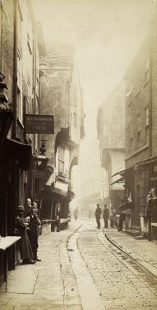 The Shambles, York, North Yorkshire, c1890s. Artist: George Washington Wilson and Company
