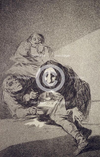 The shameful one (Capricho No 54). Artist: Goya, Francisco, de (1746-1828)