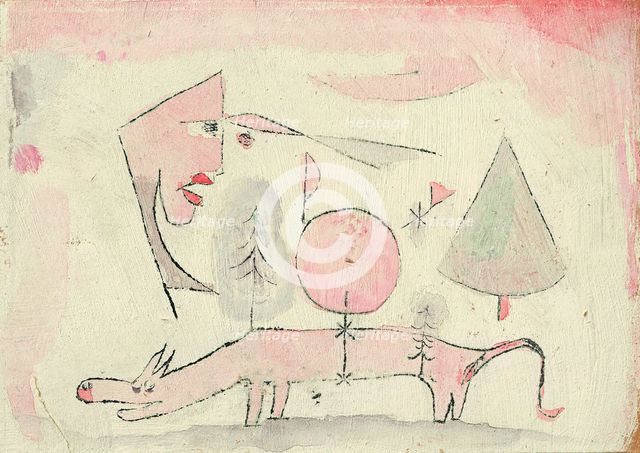 The shameless animal, 1920. Artist: Klee, Paul (1879-1940)