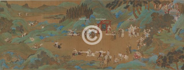 The Shanglin Park: Imperial Hunt, Ming or Qing dynasty, 17th century. Creator: Unknown.