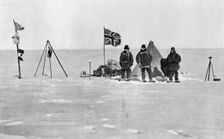 The Shackleton camp, Antarctica, Christmas Day, 1908