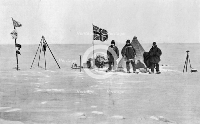 The Shackleton camp, Antarctica, Christmas Day, 1908. Artist: Unknown